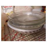 Pastry Lot: Pie Pans, Pins, Pastry Board & Cloth, Etc