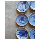 Porsgrund Norway Christmas Plates 1969-77