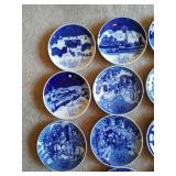 Fourteen Porsgrund Norway Christmas Plates 1978-91