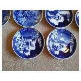 Fourteen Porsgrund Norway Christmas Plates 1978-91