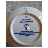 Fourteen Porsgrund Norway Christmas Plates 1978-91
