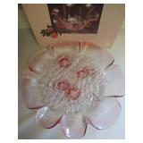 Pink Prairie Rosella Bowl & Platter