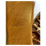 Monkey-Pod Wooden Bowls; Carved Wooden Napkin Rings