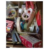 Flat of Hardware, Tapes, Hand Tools, Etc