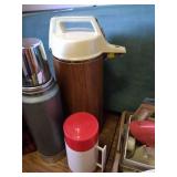 Stanley Thermos, Coffee Carafes & Vintage Aladdin Set