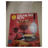 Nordic Ware Krumkake Iron & Rolling Cone