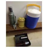 Stanley Thermos w/ Extra Lid, Vintage Lunchbox & Coffee Pot