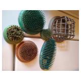 Vintage Floral Frogs & Cage