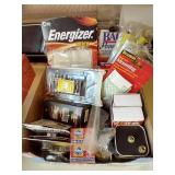 Batteries (Many Sizes!) Padlocks, Tapes, Matches & More