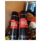 Box of Tools, Tapes, Bondo Undercoat, Padlocks, Etc