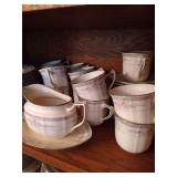 Two Shelves Vintage Noritake Ivory China "Rothchild"