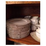 Two Shelves Vintage Noritake Ivory China "Rothchild"