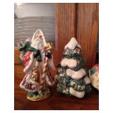 Two Sets of Fitz & Floyd Christmas S&P Shakers
