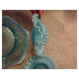 Beautiful Fluted Hobnail Dishes & Bowl