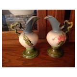 Pair of Hall Pitcher Vases