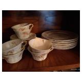 Theodore Haviland China Teacups, Saucers & Dessert Plates
