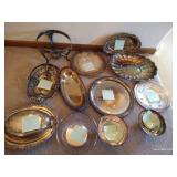 Large Lot of Branded Silver Plate Items