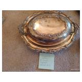 Large Lot of Branded Silver Plate Items