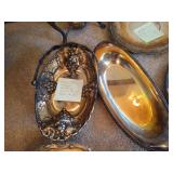 Large Lot of Branded Silver Plate Items