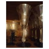 Luminare, France, Optic Swirl Stemware