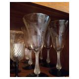 Luminare, France, Optic Swirl Stemware