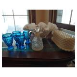 Hobnail Glass Lot