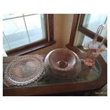 Peach & Pink Depression Glass