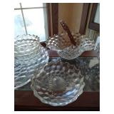 Fostoria America Platters, Bowls & Bride
