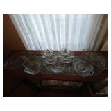 Vintage Candelabras w/ Crystals & Serving Pieces