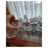 Vintage Candelabras w/ Crystals & Serving Pieces