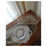 Vintage Candelabras w/ Crystals & Serving Pieces