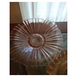 Peach & Pink Depression Platters