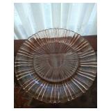 Peach & Pink Depression Platters