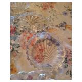 Eight Glass "Bubble" Pieces