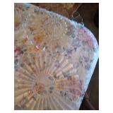 Eight Glass "Bubble" Pieces