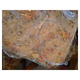 Matching Etched Rose Glassware