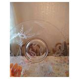 Mixed Plates, Platters, Tiny Dishes & Tray w/Handle