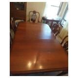 Large Beautiful Wood Dining Table With 6 Chairs