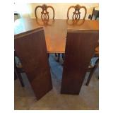 Large Beautiful Wood Dining Table With 6 Chairs