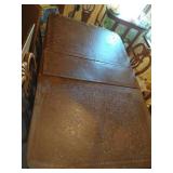 Large Beautiful Wood Dining Table With 6 Chairs