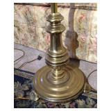(3) Brass Lamps