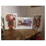 Fitz & Floyd Santa & Vintage Santa Cards