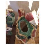 Fitz & Floyd Santa & Vintage Santa Cards