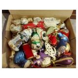 Box of Vintage Christmas Ornaments - Nice!