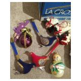 Box of Vintage Christmas Ornaments - Nice!