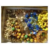 Flat of Costume Jewelry - Bracelets & Necklaces