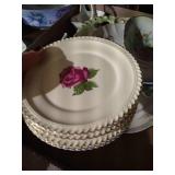 Shelf of Misc. China Plates & Platters