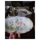 Shelf of Misc. China Plates & Platters