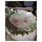 Shelf of Misc. China Plates & Platters