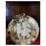 Fitz & Floyd Plate, Bowl & Candlesticks